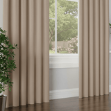 ARUBA – Lysdæmpende wavegardin, mørk beige - EasyGardin