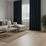 ARUBA - Lysdæmpende wavegardin, Marineblå - EasyGardin