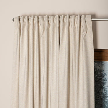 CYRUS - Lysdæmpende wavegardin, beige - EasyGardin™